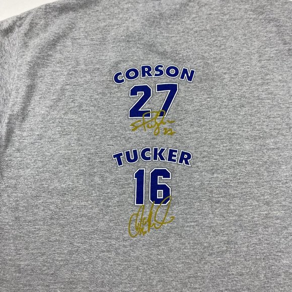 Bruise Brothers Shirt Darcy Tucker Shayne Corson Mens Medium Toronto Maple Leafs - Picture 9 of 13